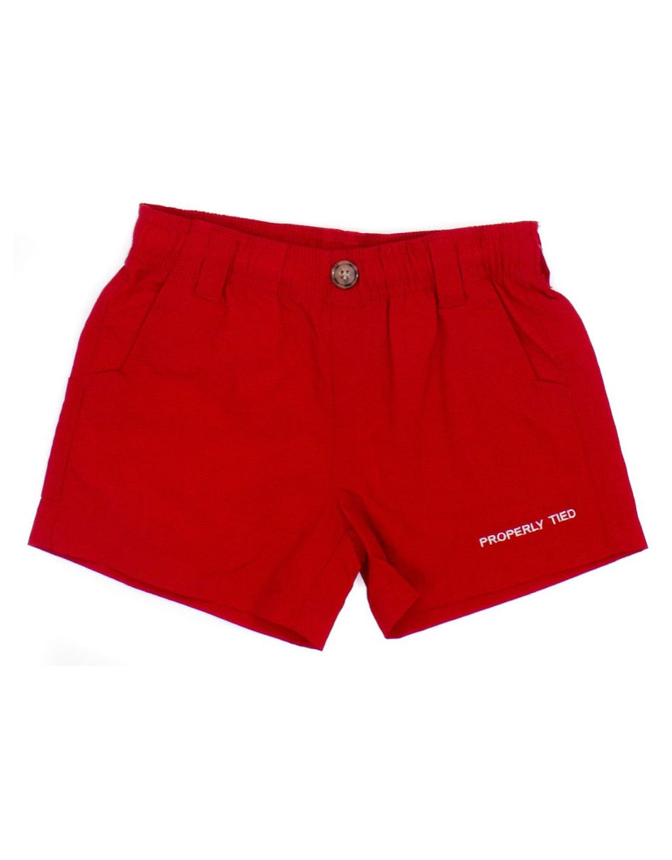 Red Properly Tied Mallard Shorts