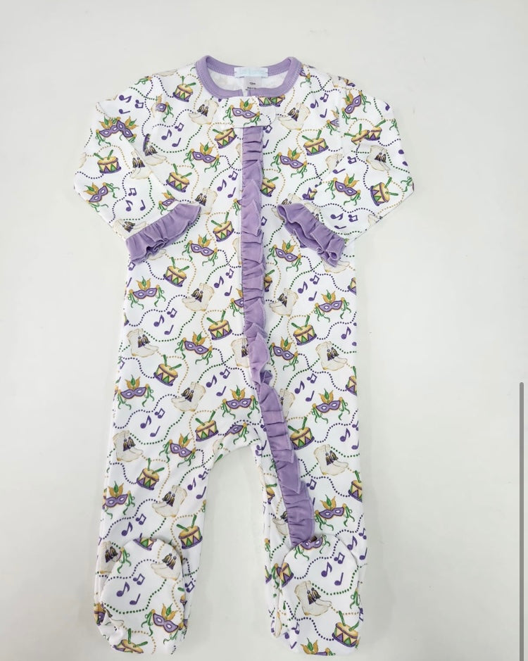 Mardi Gras Drum Sleeper and Pajamas
