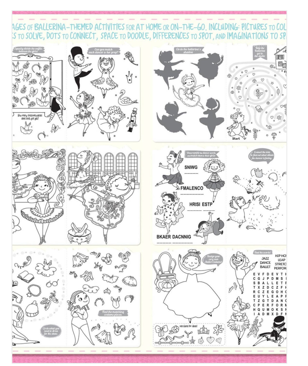 Ballet little sticker book of big fun