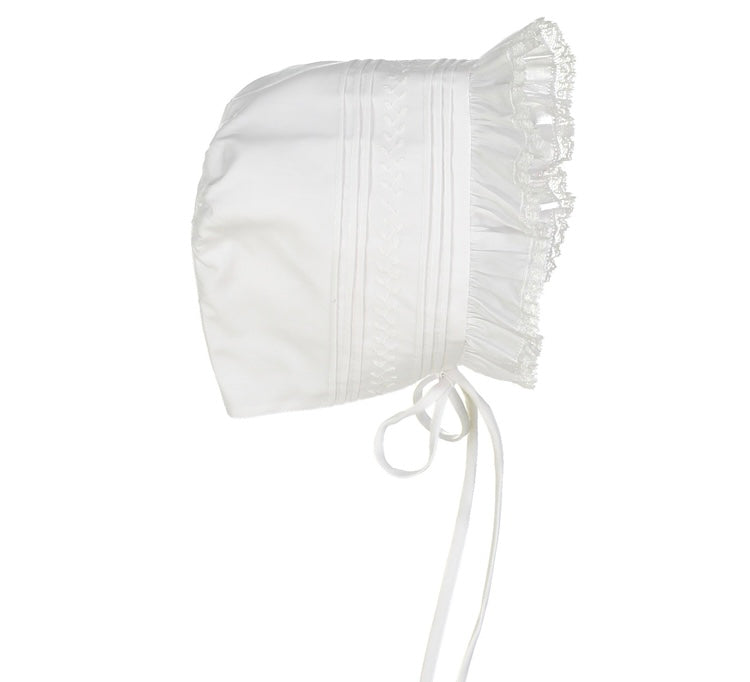 Feltman White Vintage Bonnet