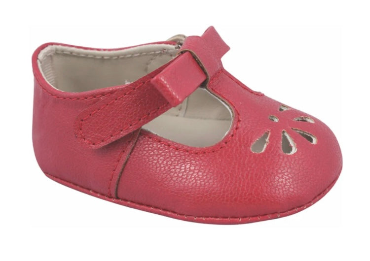 Brynna Red T-Strap Infant Shoe