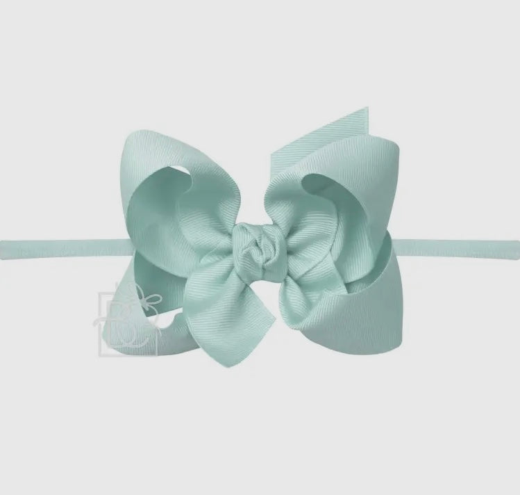 Mineral Ice Headband with Grosgrain Bow