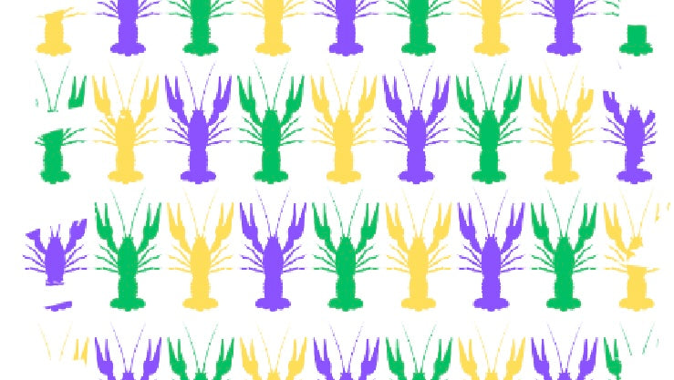 Mardi Gras Crawfish Polo Shirt