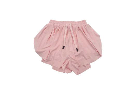 light pink butterfly shorts