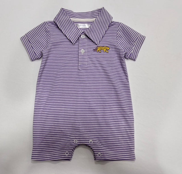 LSU Polo Romper