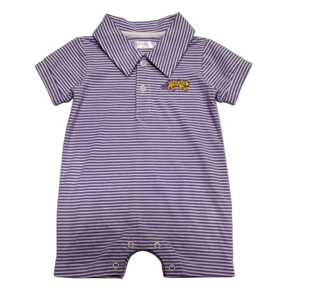 LSU Polo Romper
