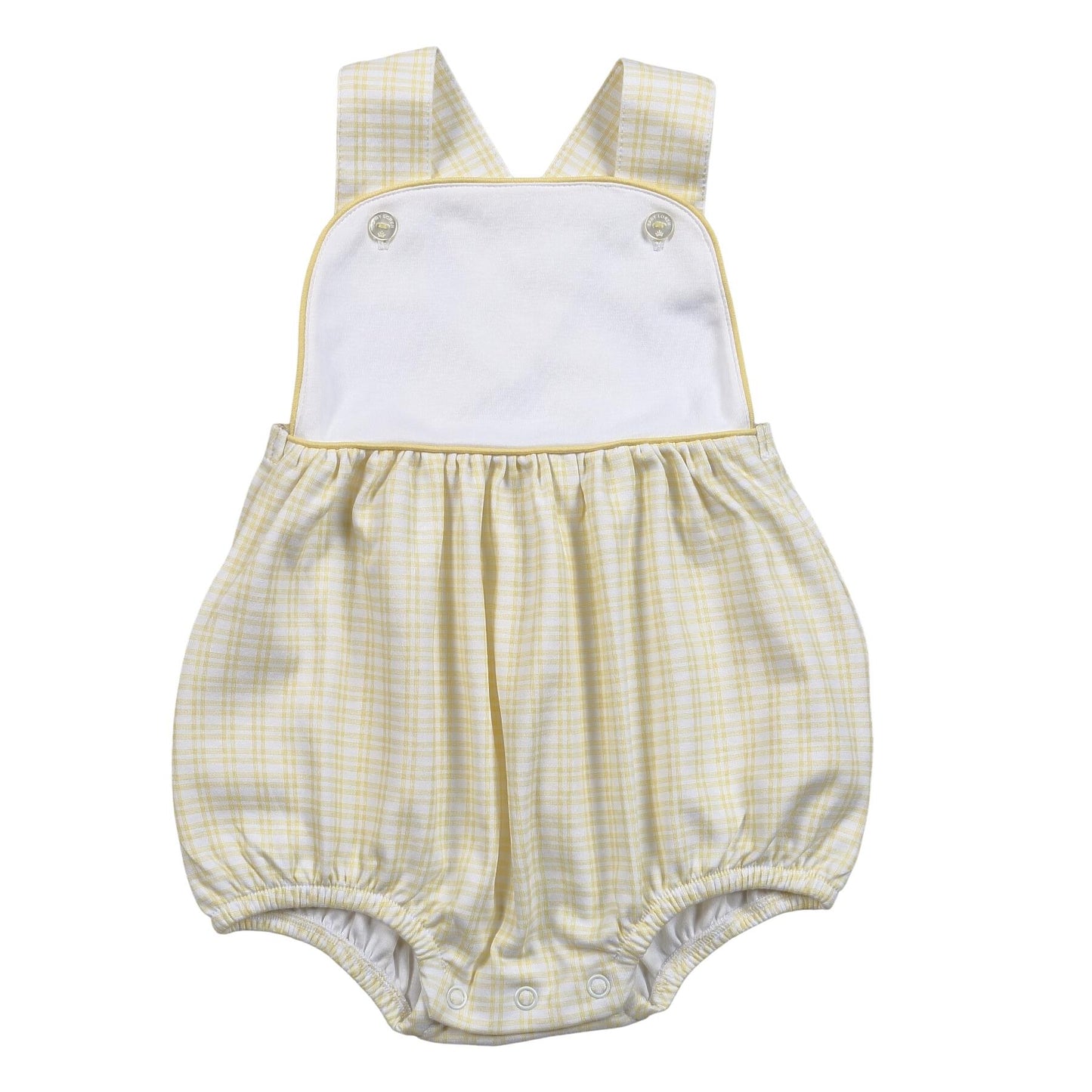 Yellow Pima Boy Sunsuit