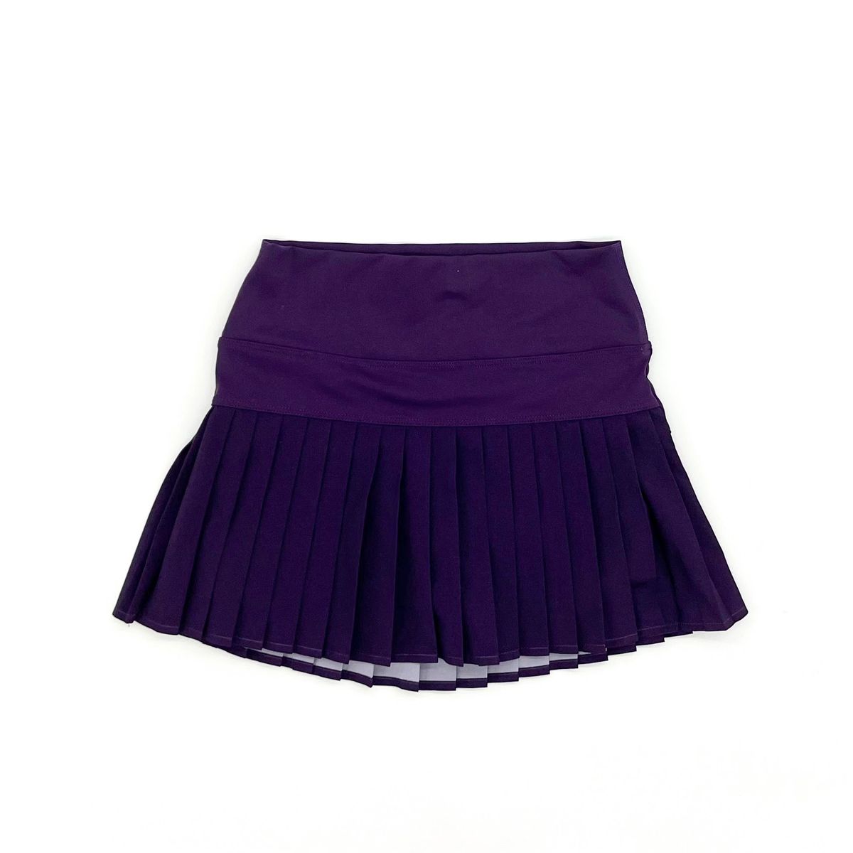 Purple Athletic Pleat Skirt