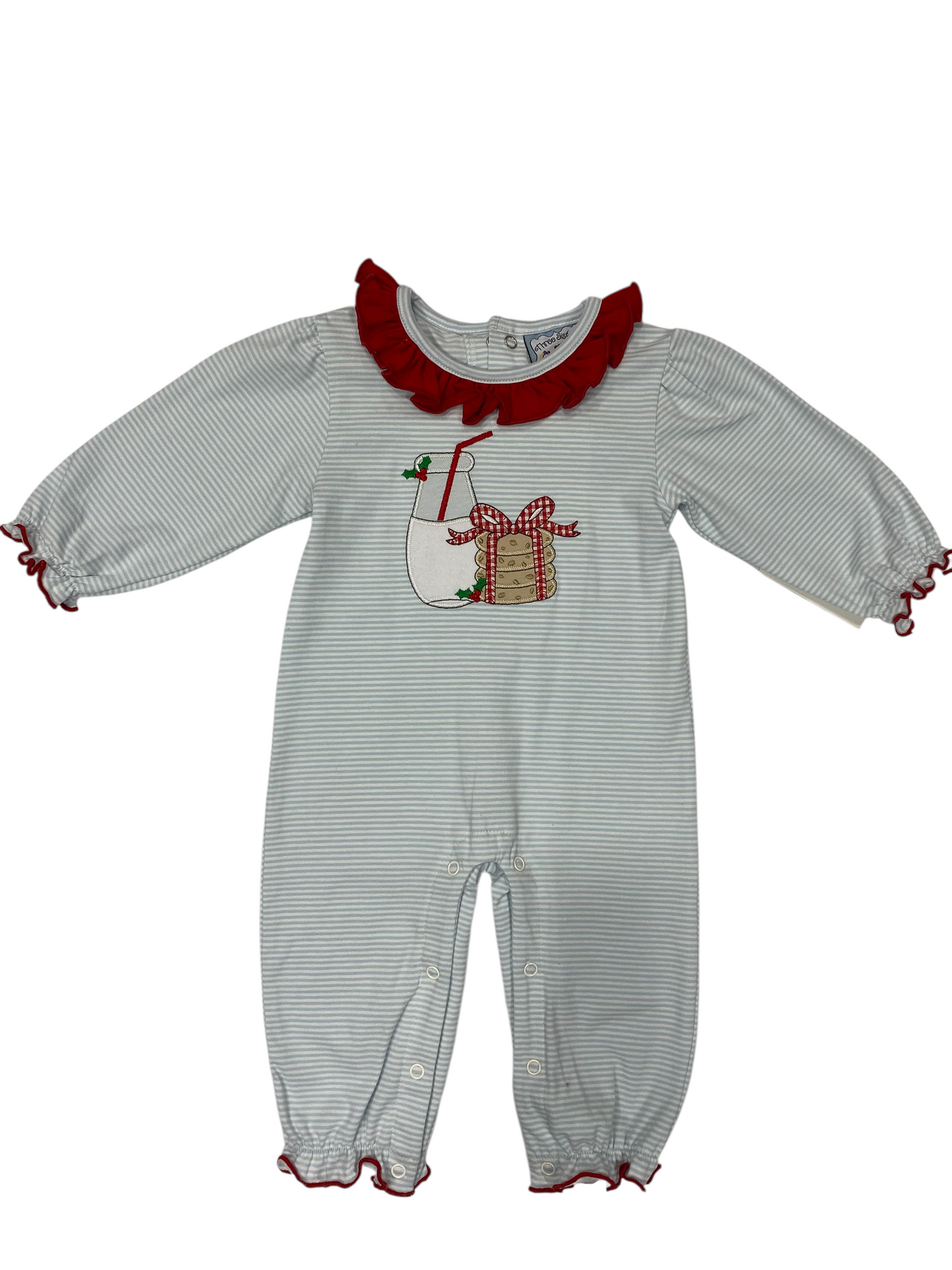 Milk and Cookies Girl Romper