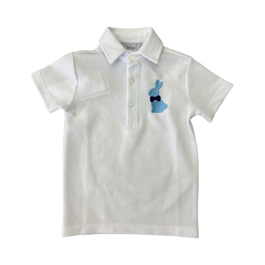 White Bunny Polo Shirt