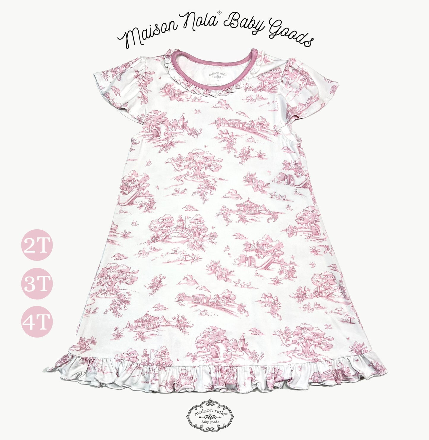 Storyland Toille Little Girl Gown