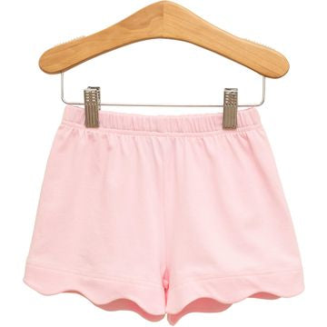 Pink Scalloped Shorts