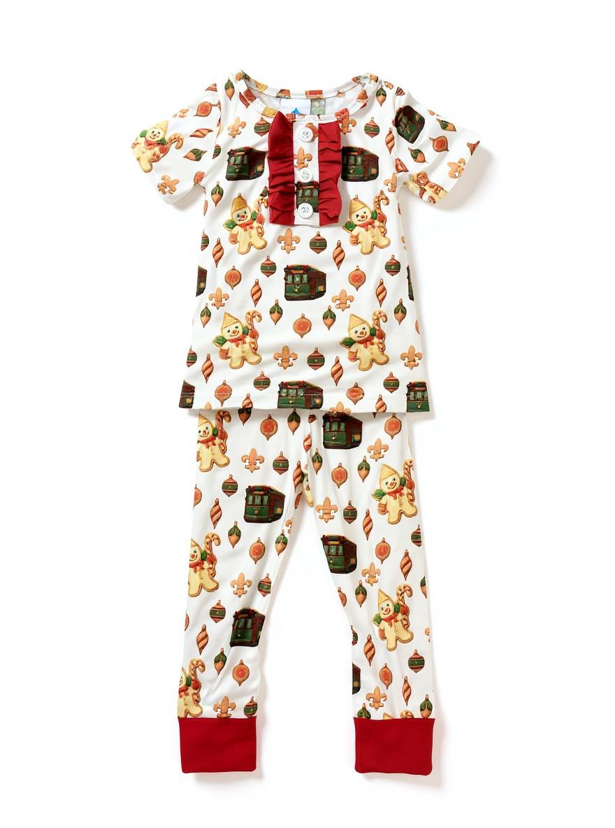Nola Snowman Sugar Cookie Bamboo Pajamas