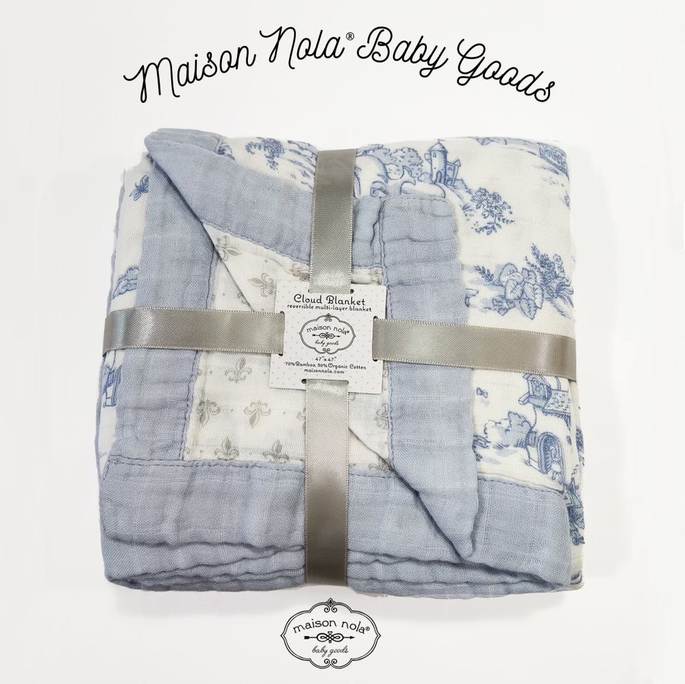 Storyland Toile Cloud Blanket
