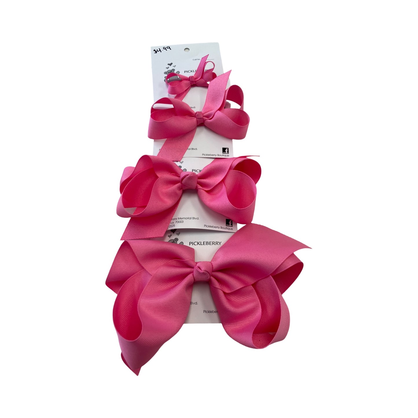 Hot Pink 156 Bow (pink 3)