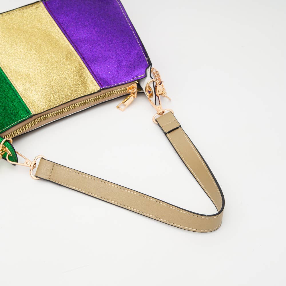 Mardi Gras Glitter Handbag