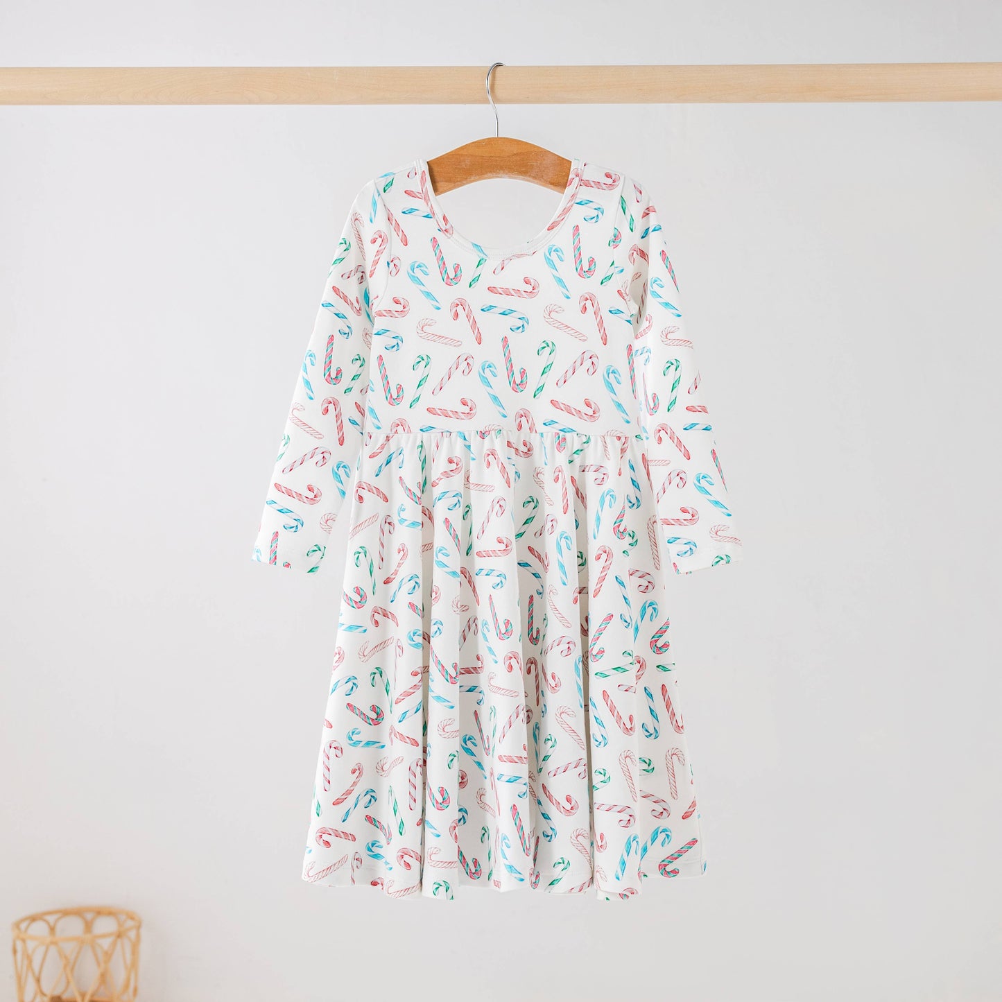 Candy Cane Lane Organic Cotton Dress