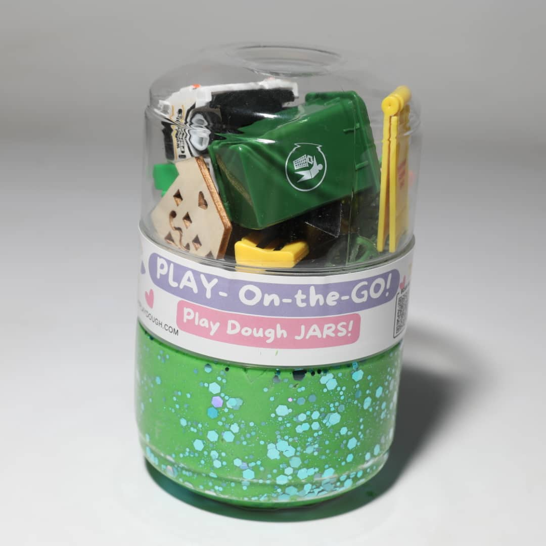 Trash truck PLAY DOUGH - Jar!