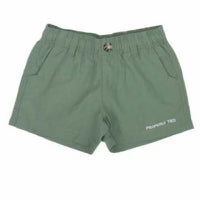 sage green shorts