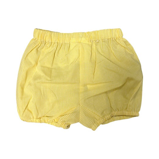 Yellow gingham bloomers