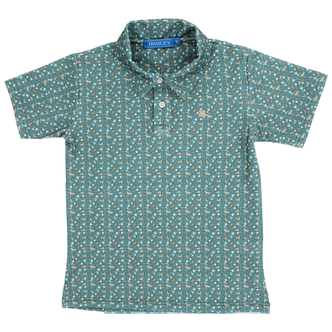 S/S Golden Retriever Performance Polo