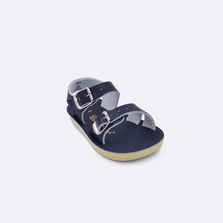 Saltwater Sandal-Navy Sea Wee