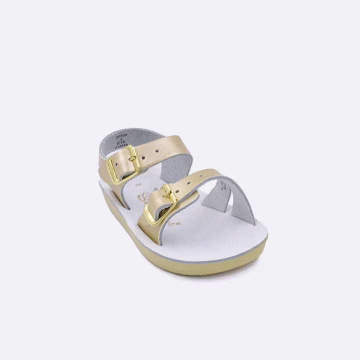 Saltwater Sandal- Gold Sea Wee