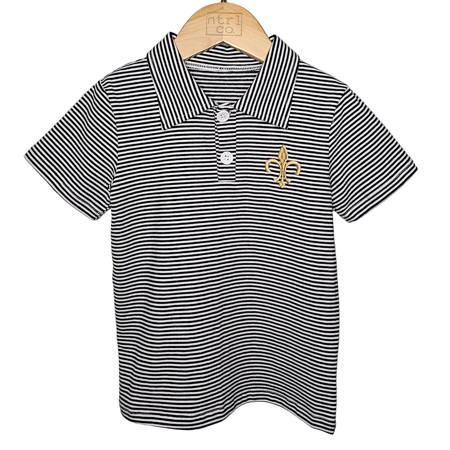 Gameday  Polo Saints Stripes