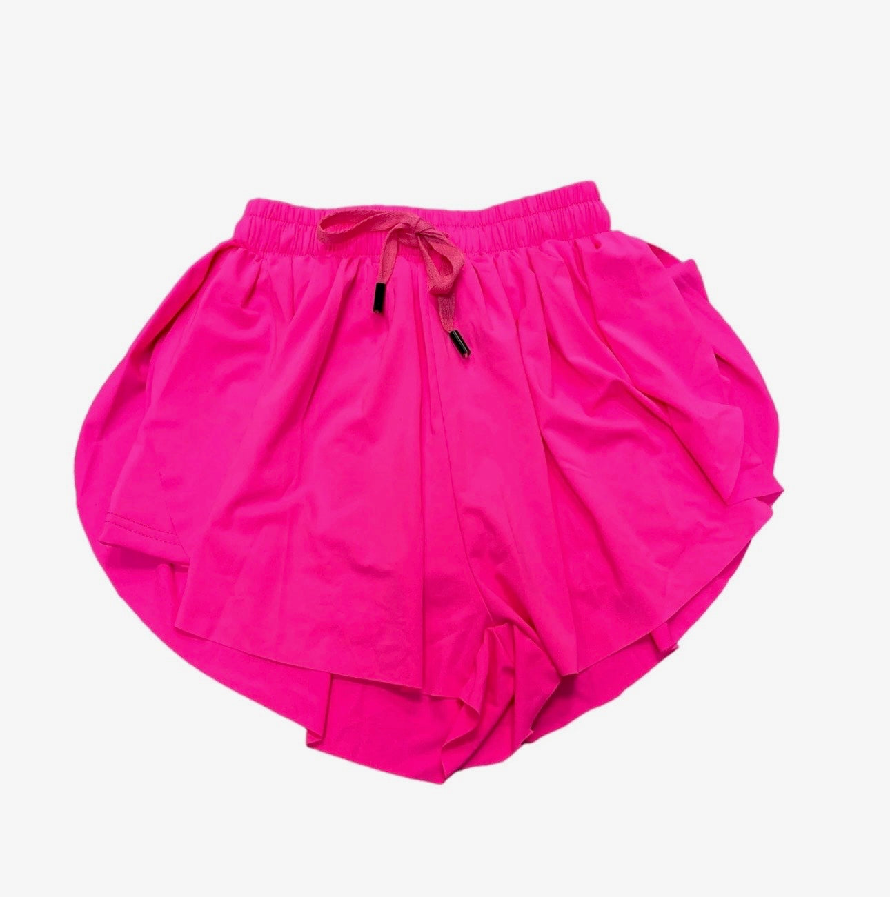 Hot Pink Butterfly Athletic Shorts