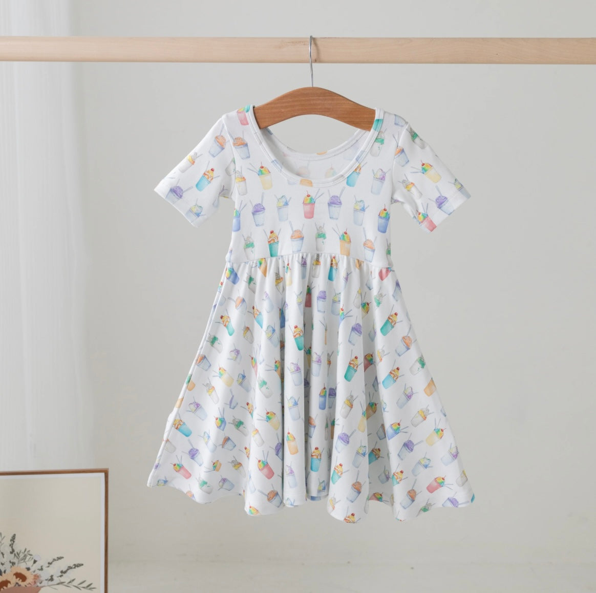 Snowballs Organic Cotton Twirl Dress