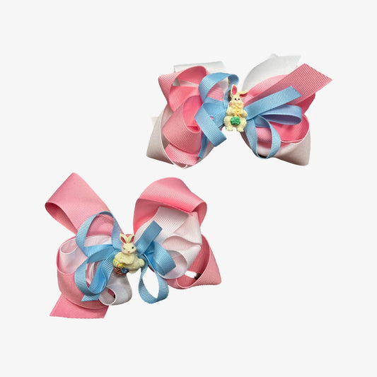 Plastic Layered Bunny Bow