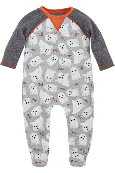 Boy Ghost sleeper footie