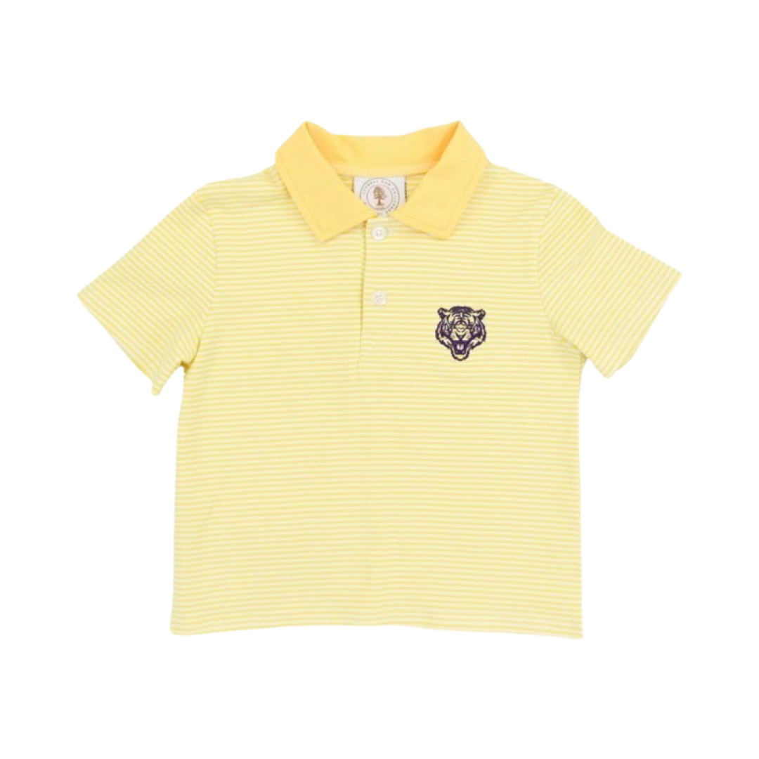 Yellow stripe Tiger polo