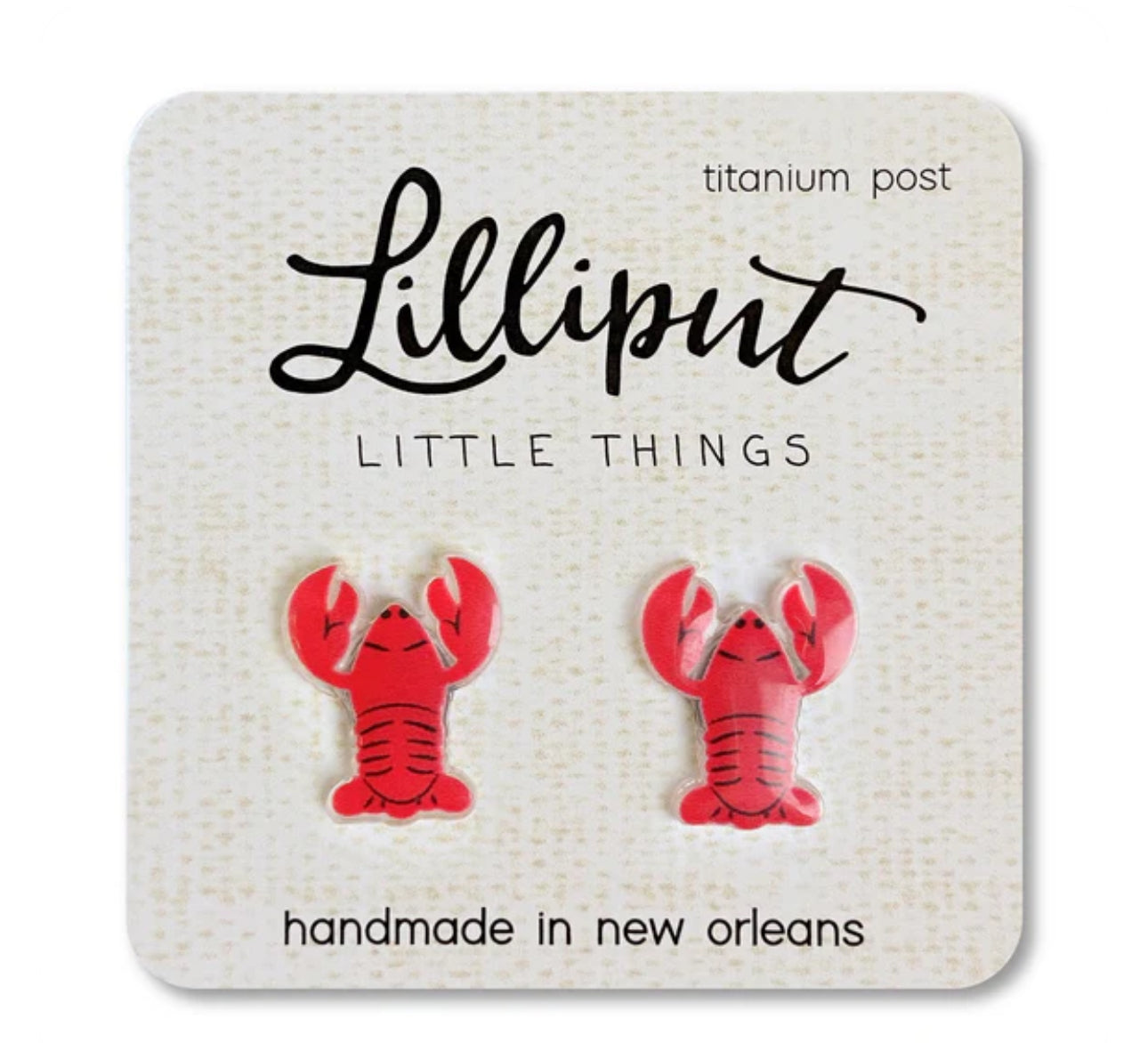 Crawfish earrings