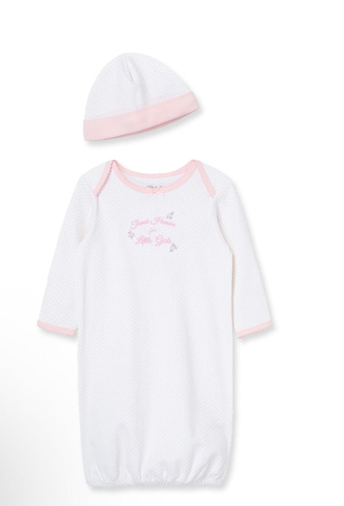 Girl Thanks Gown and Hat