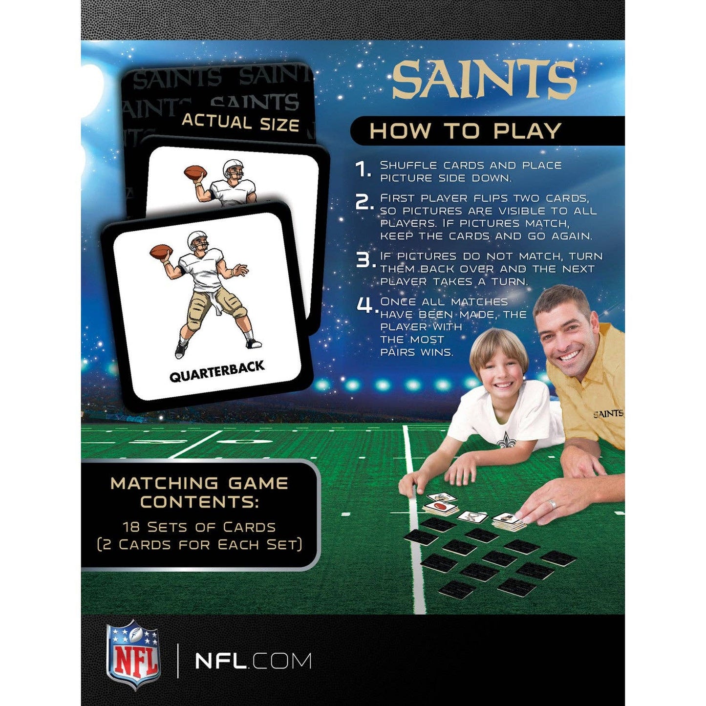 New Orleans Saints Matching Game