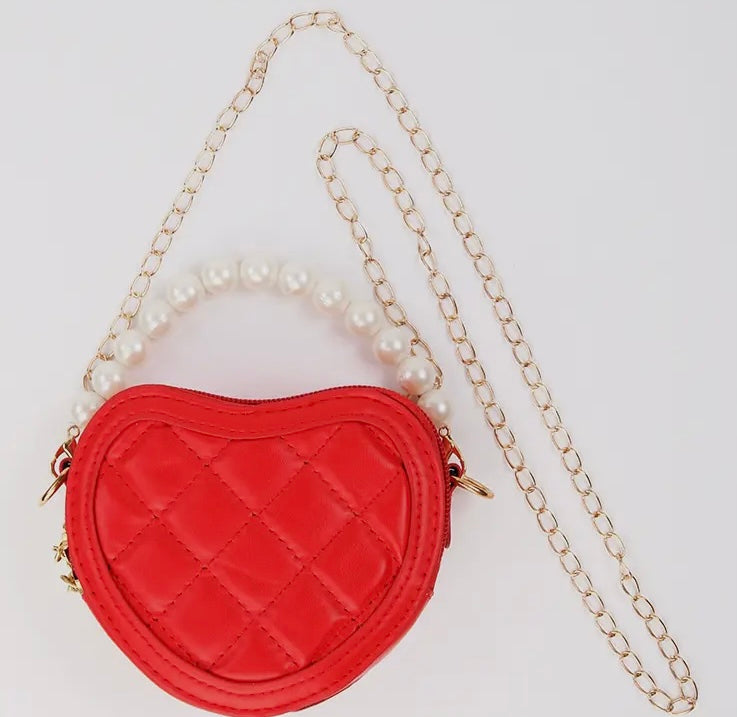 Red & Pink heart purses