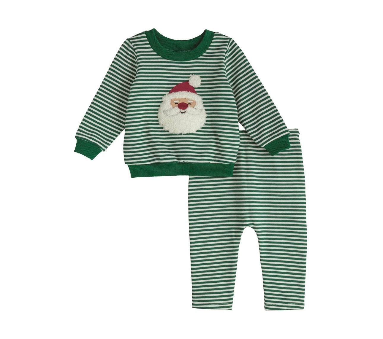 Santa Stripe Two Piece Set