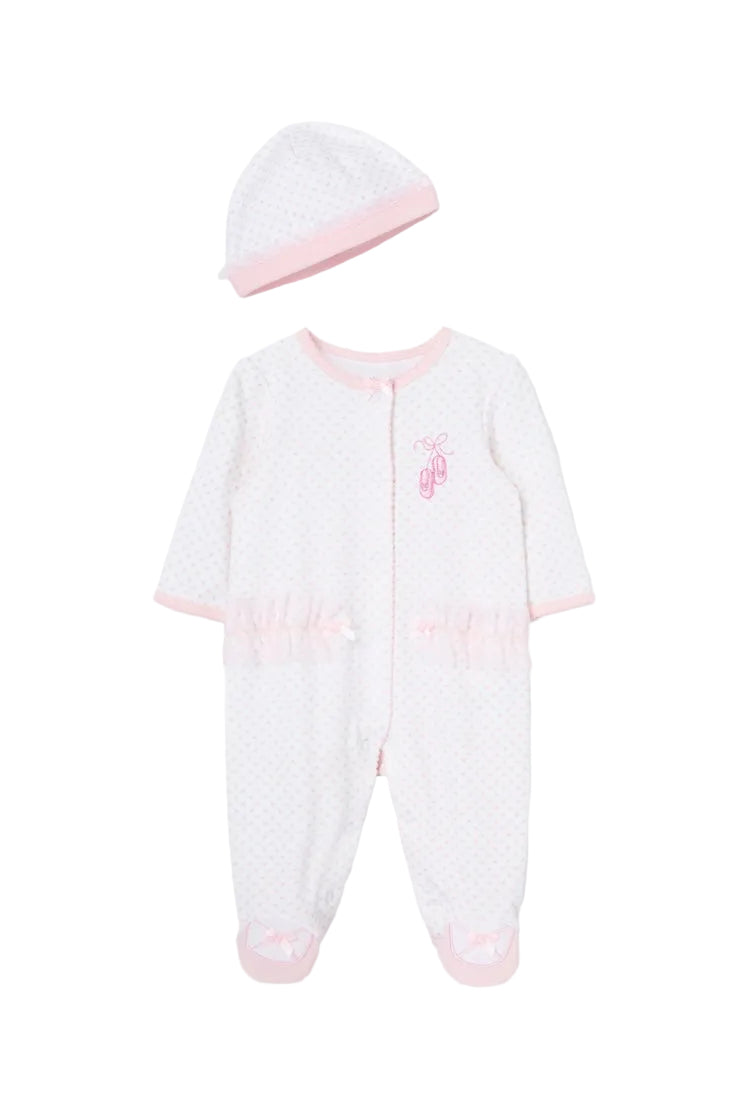 Prima Ballerina Footie and Hat