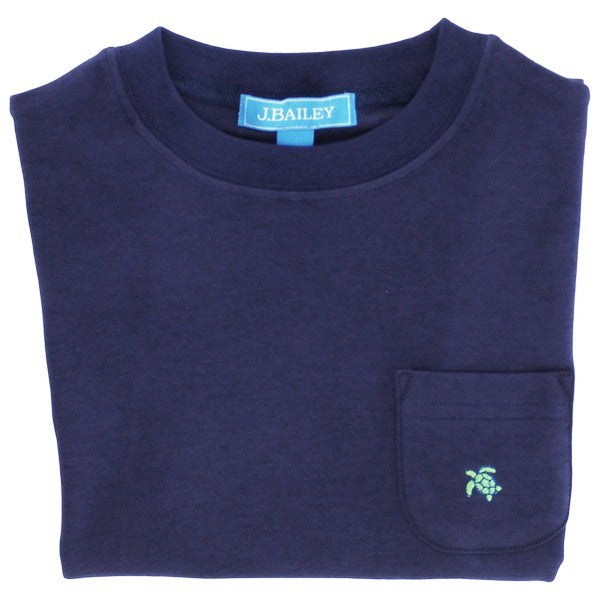 Boy Navy Pocket-Tee