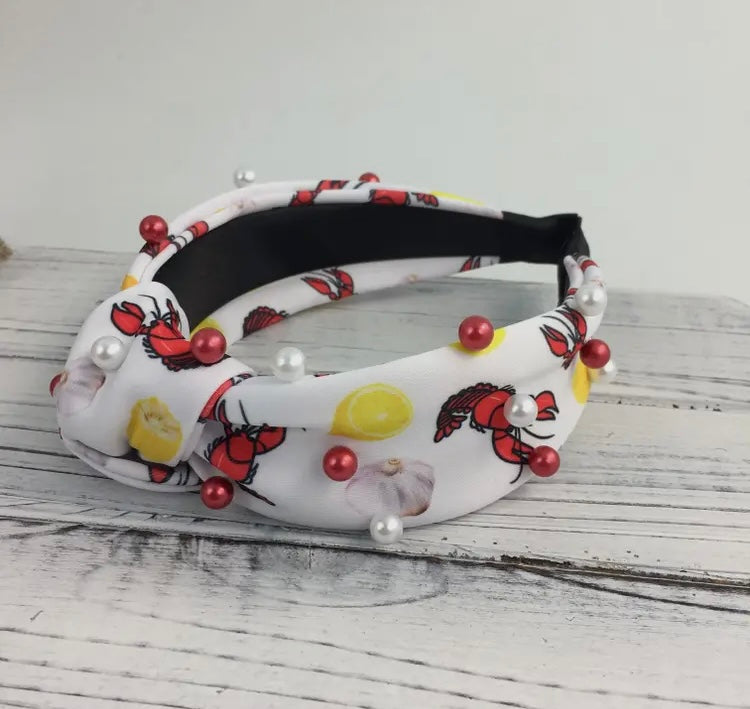 Crawfish boil headband