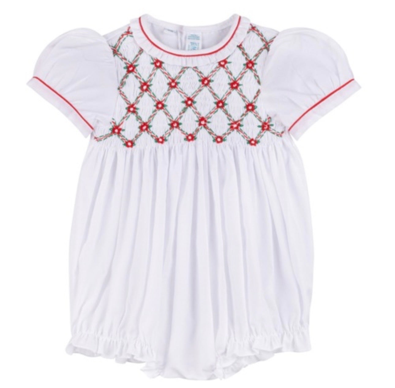 Feltman Floral Smocked Holiday Romper