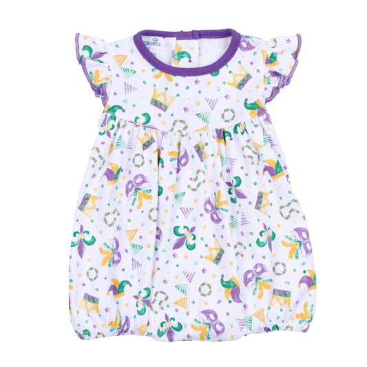 Mardi Gras Munchkins Flutters Bubble