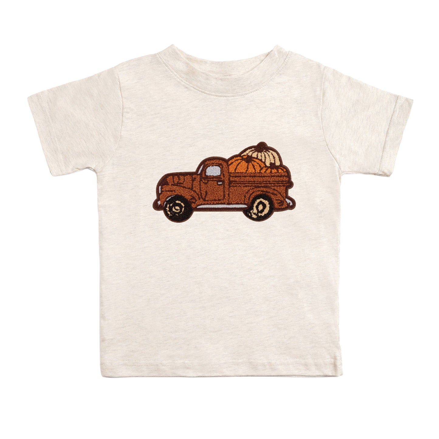 Fall Truck Patch Short Sleeve T-Shirt - Boys Clothing