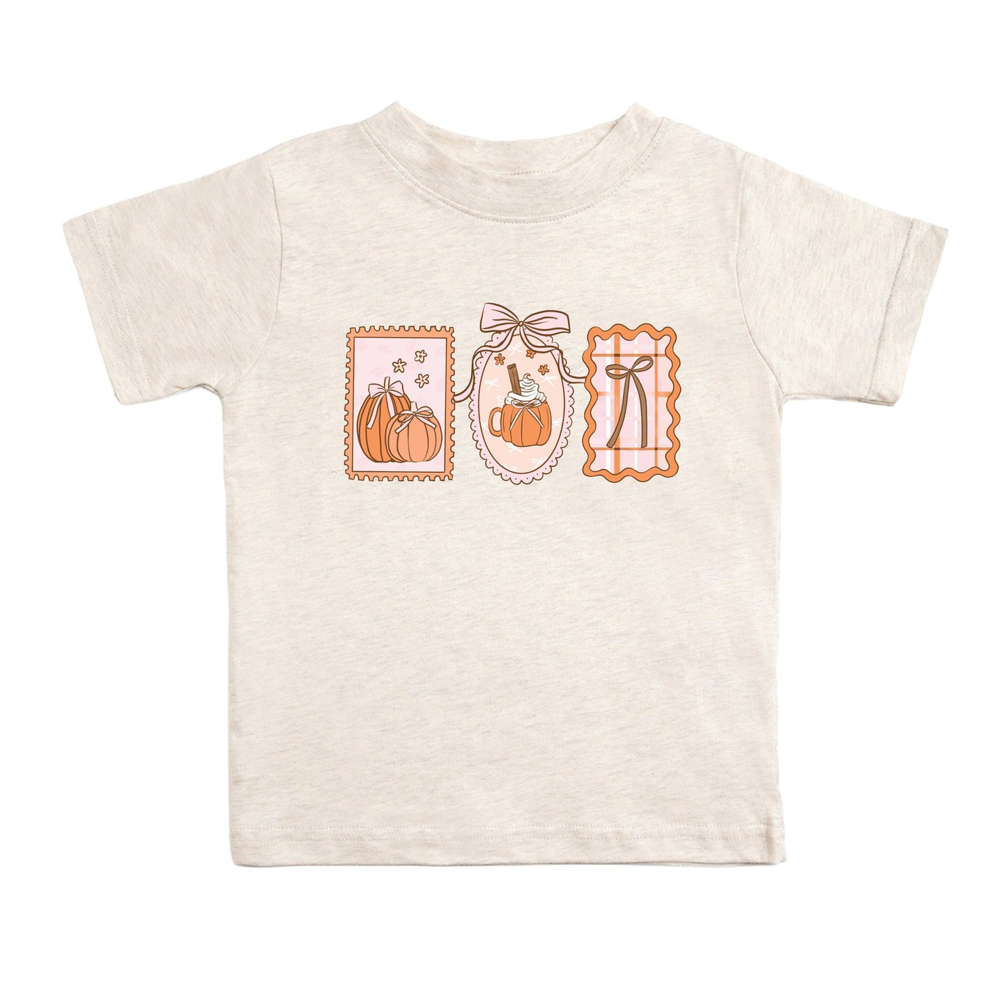 Pumpkin Cameo Short Sleeve T-Shirt - Kids Clothing Fall