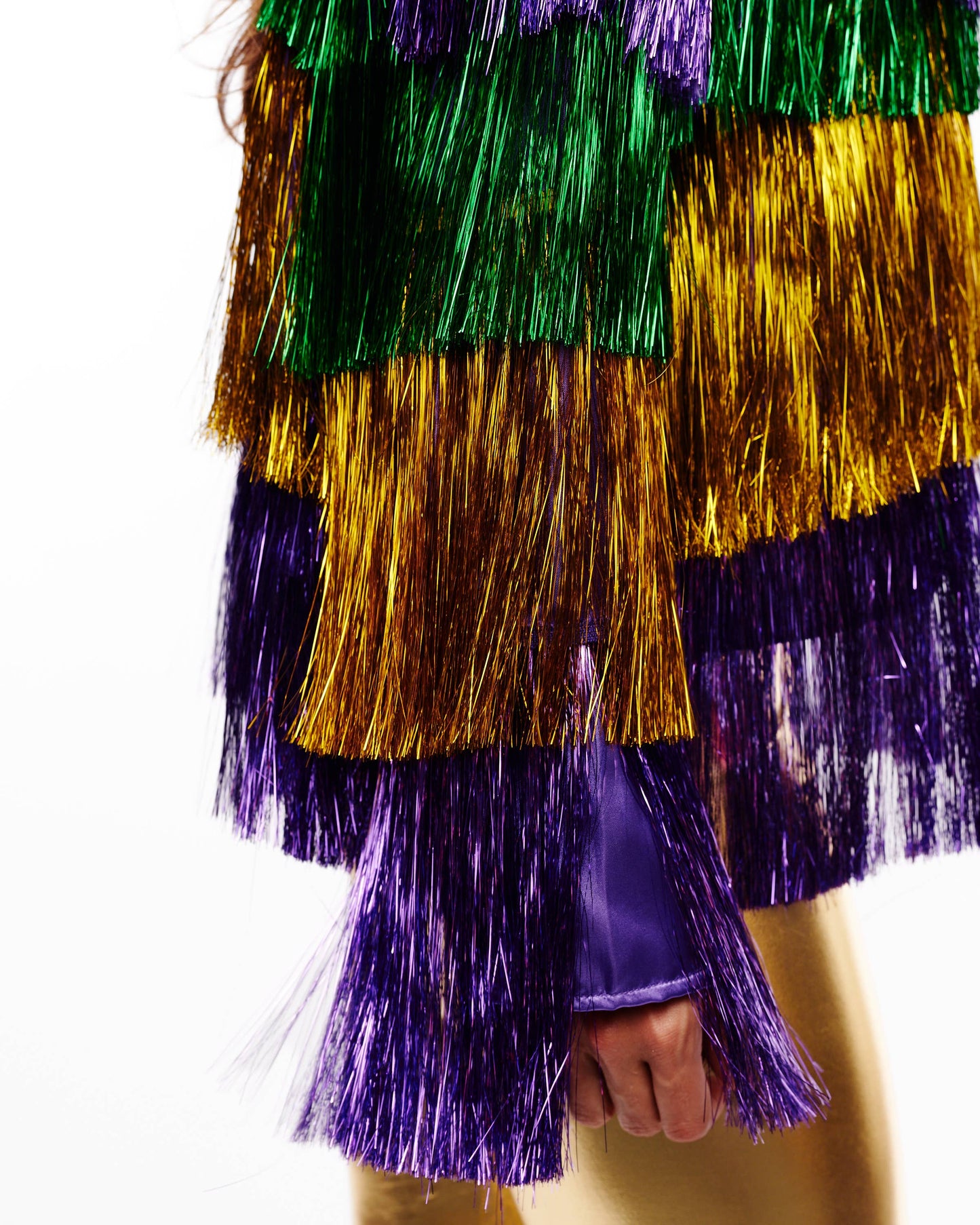 Mardi Gras Ladies Tinsel Jacket