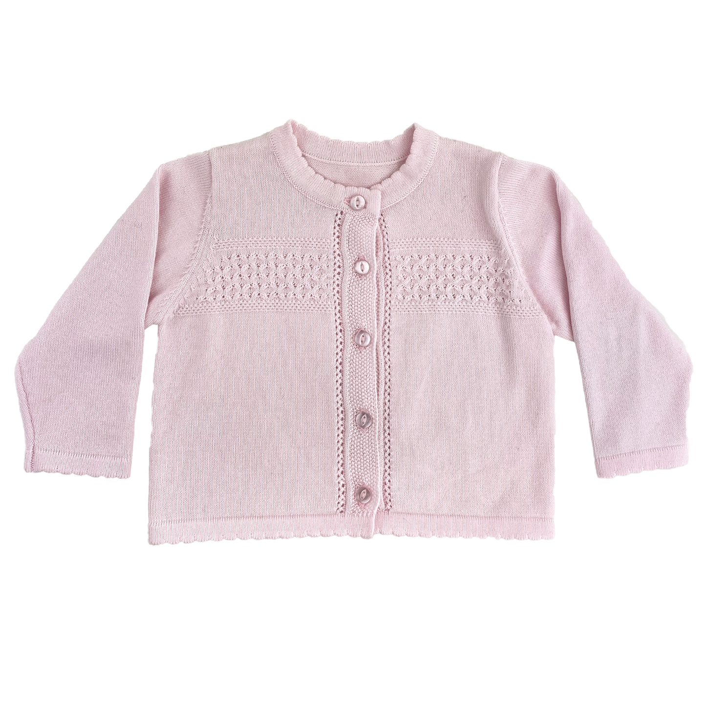 Pink Diamond Lightweight Knit Cardigan Sweater