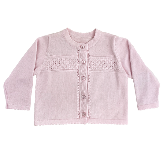 Pink Diamond Lightweight Knit Cardigan Sweater