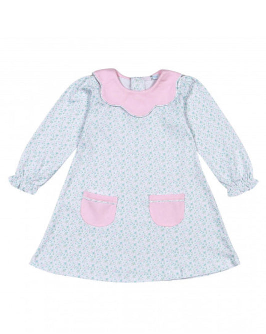 Nicolle Scallop Pima Dress