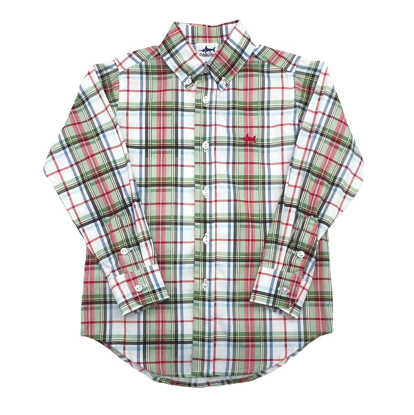 Rivers Reversible Boys Longall Creme Plaid 